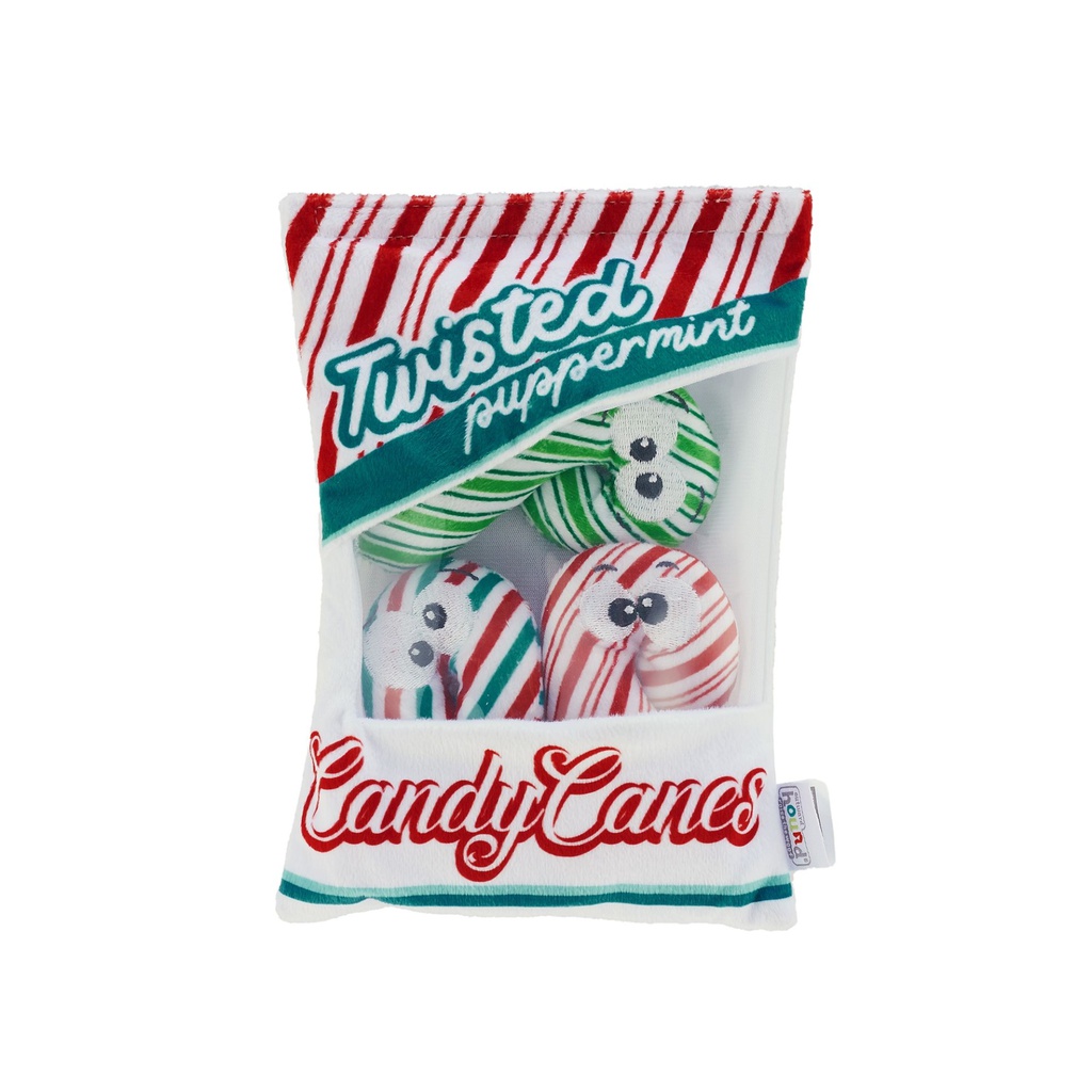 Outward Hound Holiday Candy Cane Snack Bag