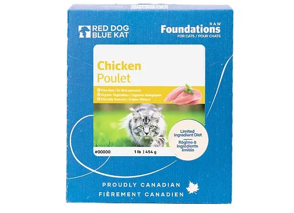 Red Dog Blue Kat Foundations Chicken | Cat (4 x 1/4lb)