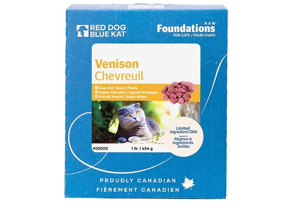 Red Dog Blue Kat Foundations Venison | Cat (4 x 1/4lb)