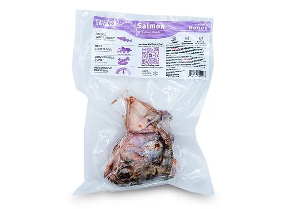 Red Dog Blue Kat Salmon Heads | Raw Chews