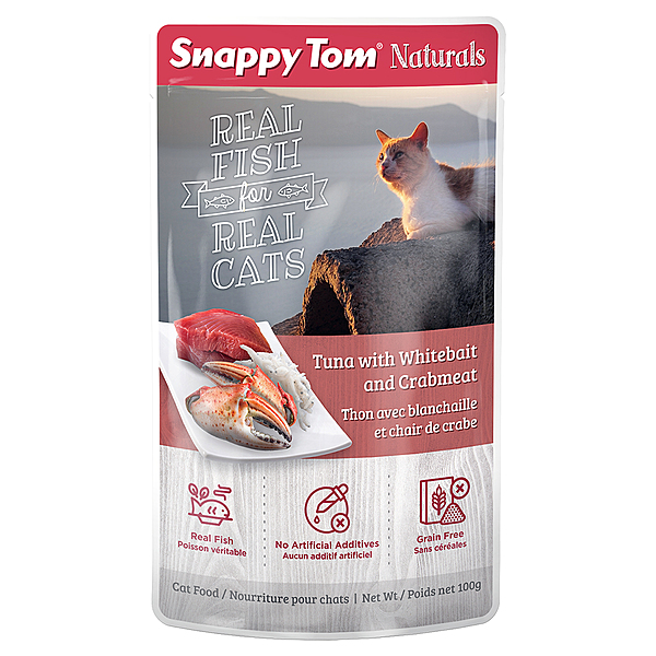 Snappy Tom Tuna with Whitebait &amp; Crab | Cat (100g)