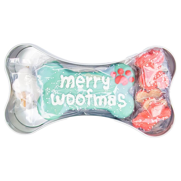 Bosco &amp; Roxy's Holiday Merry Woofmas Tin