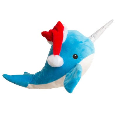 SnugArooz Holiday St. Nikki the Narwhal | Dog Toy