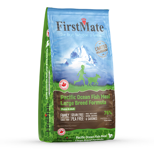 FirstMate Pacific Ocean Fish | Large Breed Dog (25lbs)