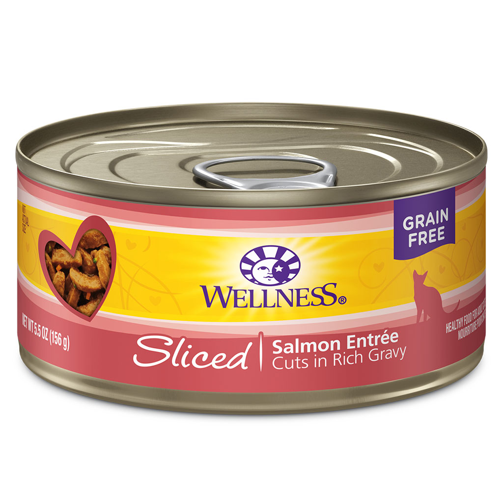 Wellness Sliced Salmon Entrée Cuts in Gravy | Cat