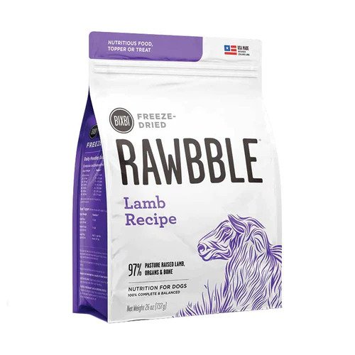 Bixbi Rawbble Freeze Dried Lamb Recipe | Dog