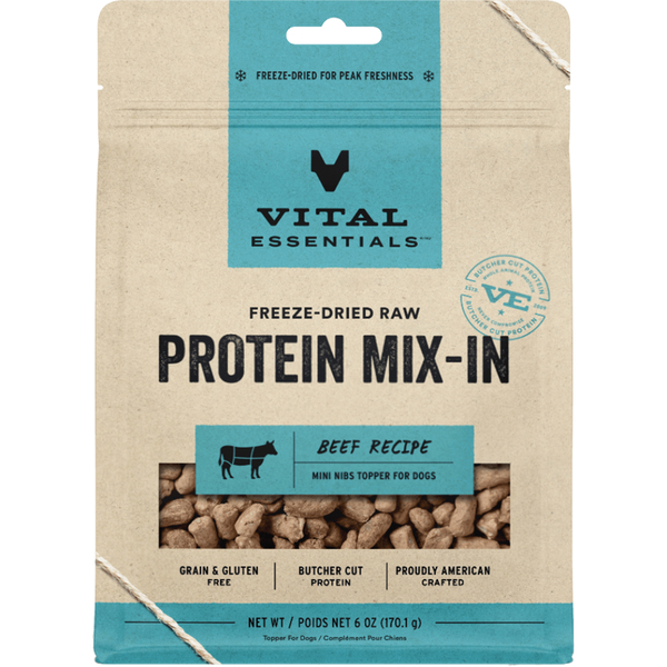 Vital Essentials Protein Mix-In Beef Toppers | Dog (6oz)