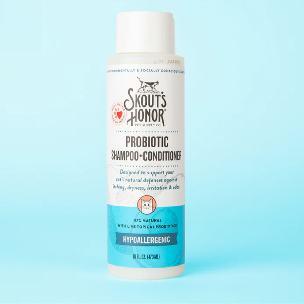 Skout's Honor Probiotic Shampoo + Conditioner | Cat (16oz)