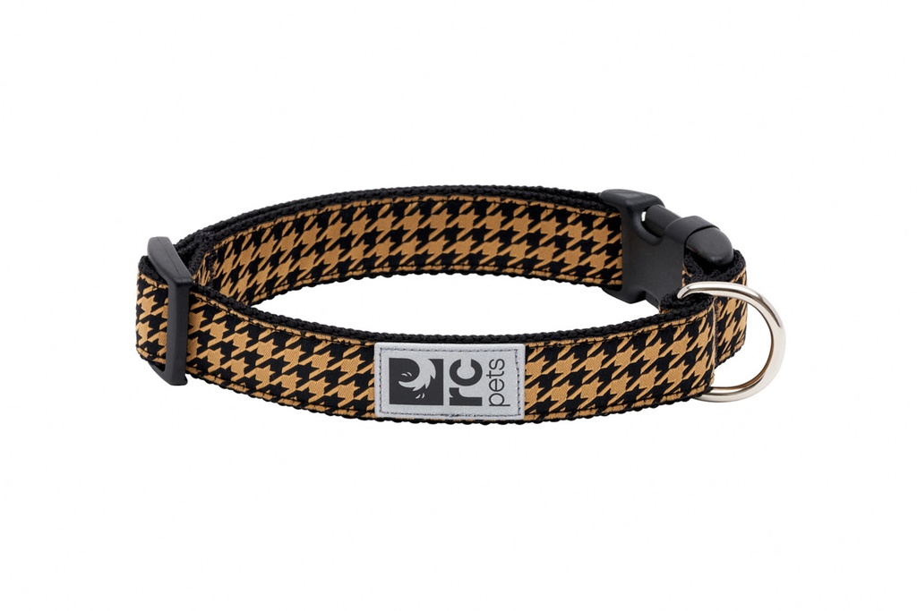 RC Pets Clip Collar (Houndstooth Toffee)