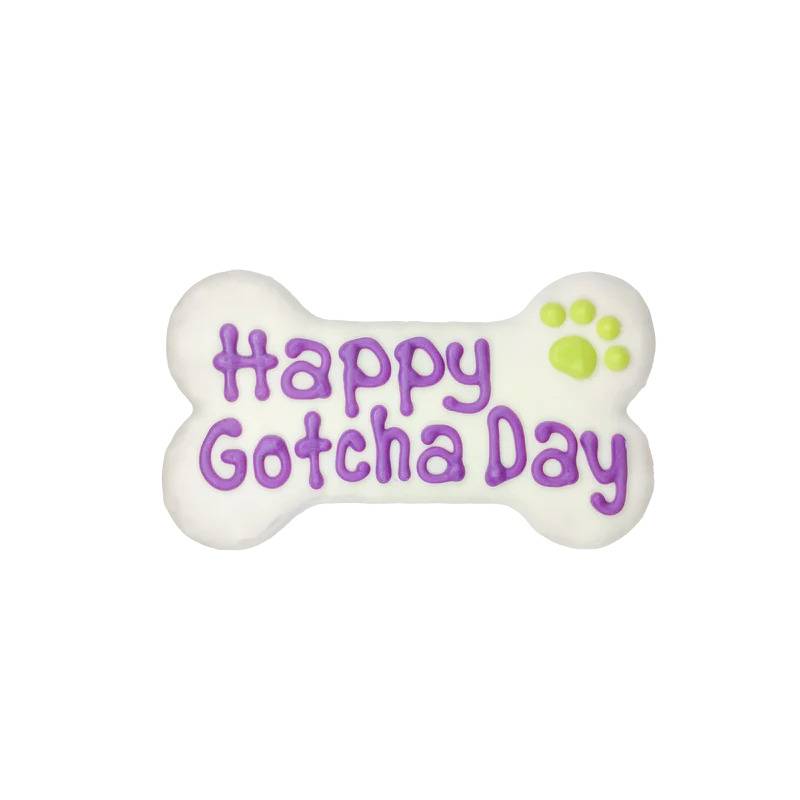 Bosco &amp; Roxy's Happy Gotcha Day | Baked Cookie (6&quot;)