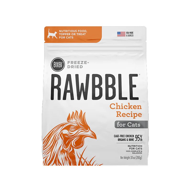 Bixbi Rawbble Freeze Dried Cat Food | Chicken