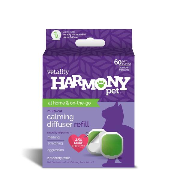 Vetality | Harmony Pet Calming Home Diffuser Refills 2PK | Cat