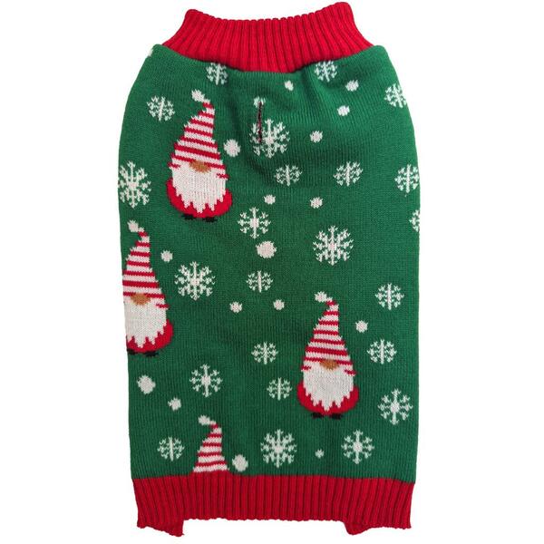 Fashion Pet Holiday Gnome Sweater | Green