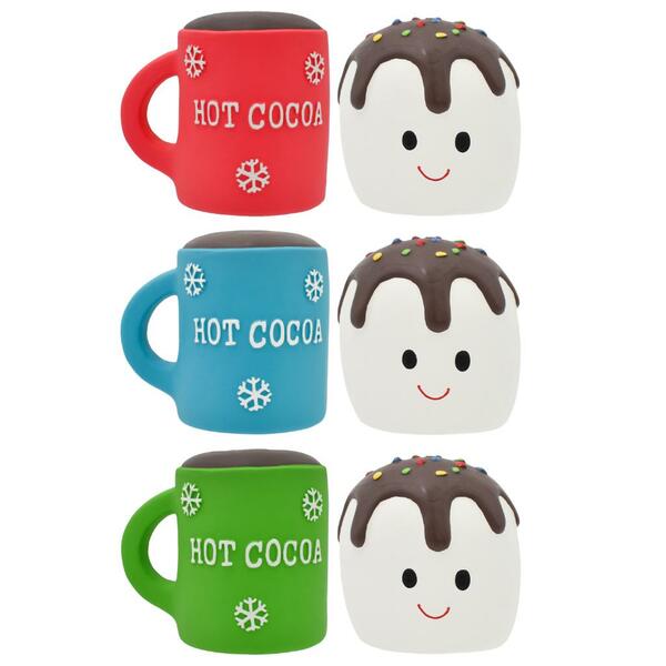 Multipet Holiday Hot Cocoa and Marshmallow Toy | Dog