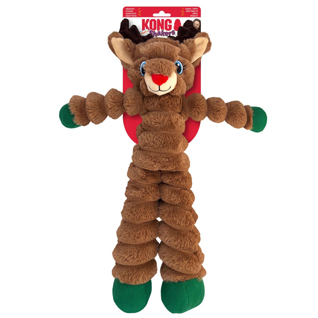 Kong Holiday Shakers | Crumples Reindeer (XL)