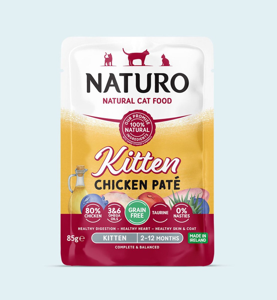 Naturo Chicken Pate Pouch | Kitten (85g)
