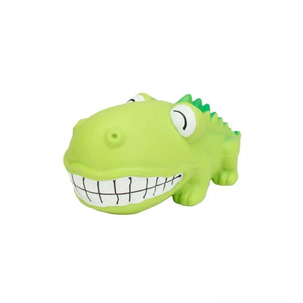 Rascals Squeaky Latex Grunting Big Head Alligator (7&quot;)