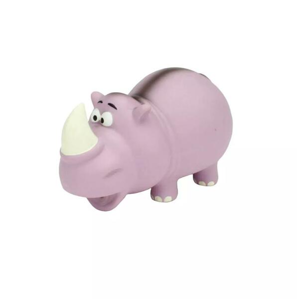 Rascals Squeaky Latex Grunting Rhino (6.5&quot;)