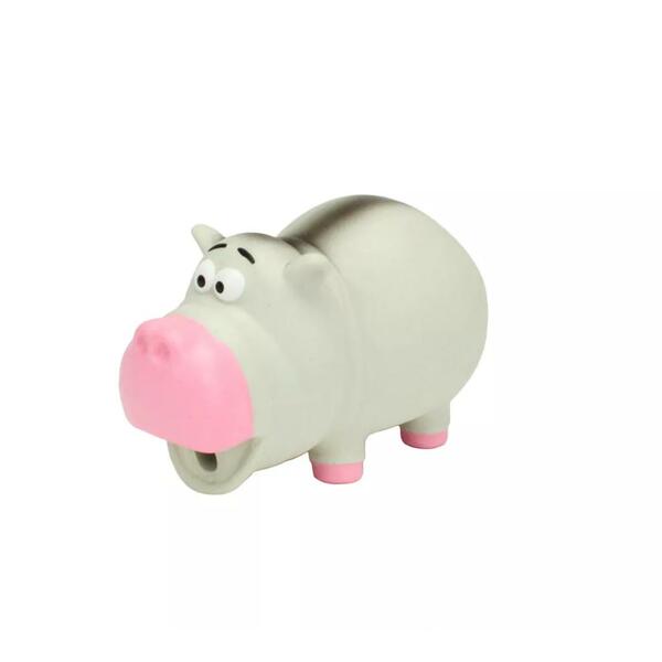 Rascals Squeaky Latex Grunting Hippo (7&quot;)