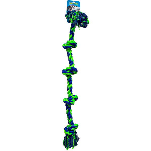 Knotty Rope Five Blue &amp; Green (36&quot;)
