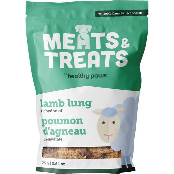 Healthy Paws Dehydrated Lamb Lung (75GM)