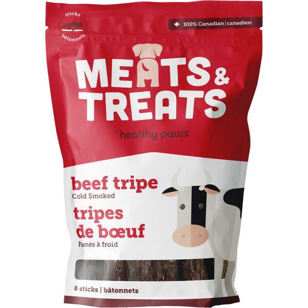Healthy Paws Cold Smoked Tripe Sticks Beef (8PK)
