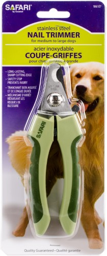 SAFARI Professional Nail Trimmer for Dogs, Medium/Large 