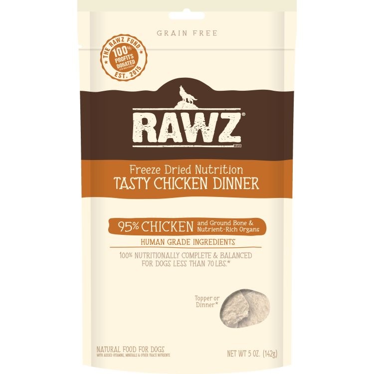 Rawz Freeze Dried Tasty Chicken Dinner | Dog