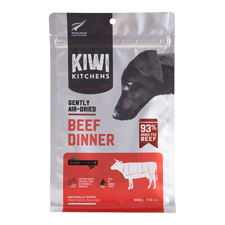 Kiwi Kitchens Gently Air Dried 93% Beef Dinner | Dog