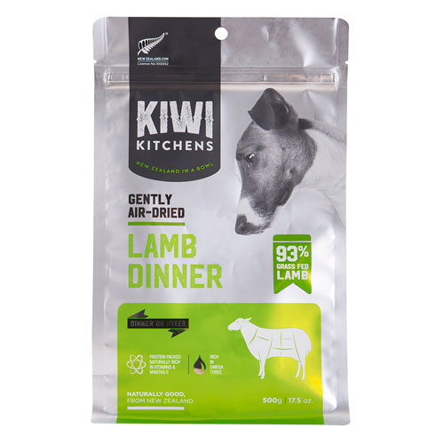Kiwi Kitchens Gently Air Dried 93% Lamb Dinner | Dog