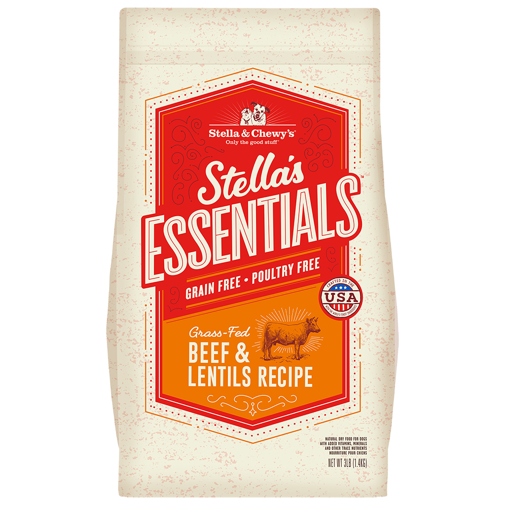 Stella's Essentials Grain Free Beef/Lentils | Dog
