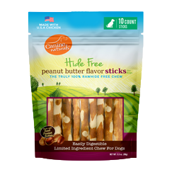 Canine Naturals Hide-Free Peanut Butter Sticks | Dog