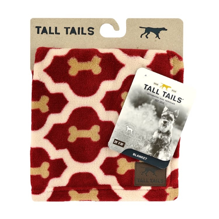 Tall Tails Fleece Blanket/Throw Red Bone