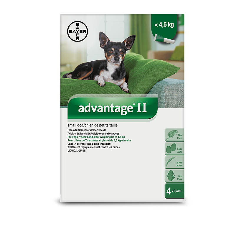 Advantage II Flea Treatment 2 Dose Dog Under 4.5kg Fylo Pets